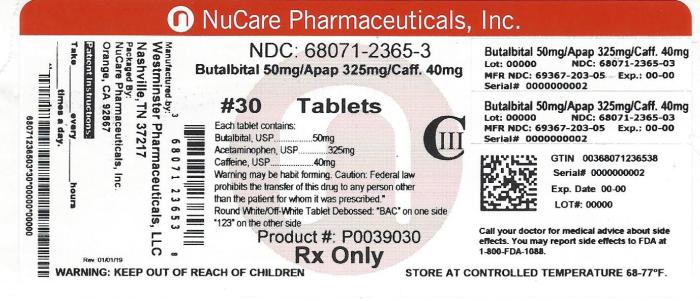 Butalbital acetaminophen caffeine