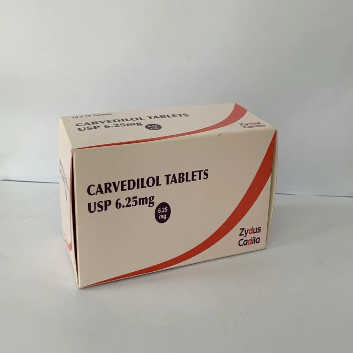 Carvedilol 6.25 mg