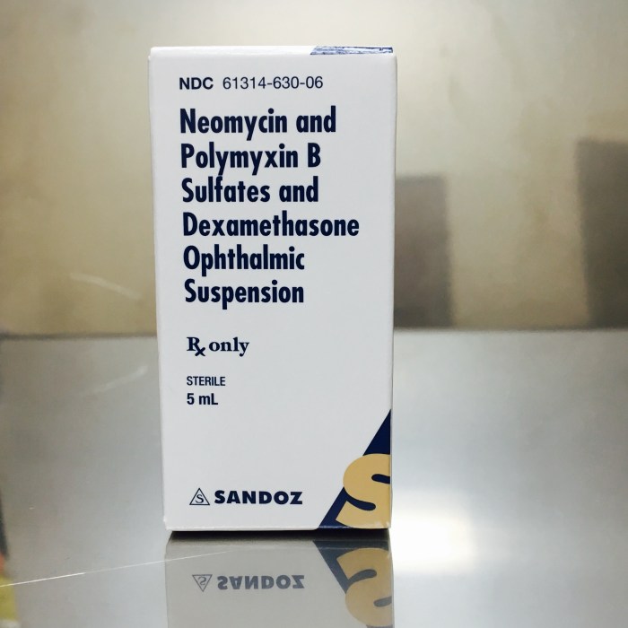 Neomycin and polymyxin b sulfates