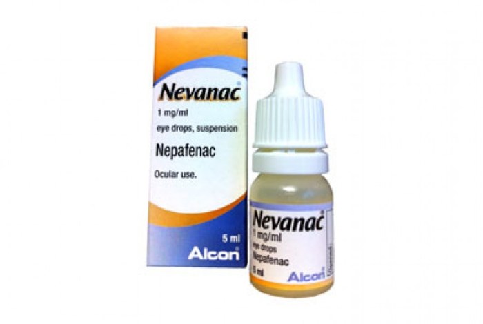 Nevanac eye drops