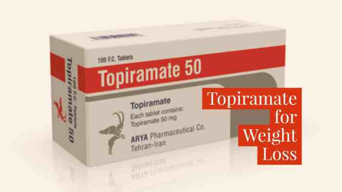 Topiramate weight loss