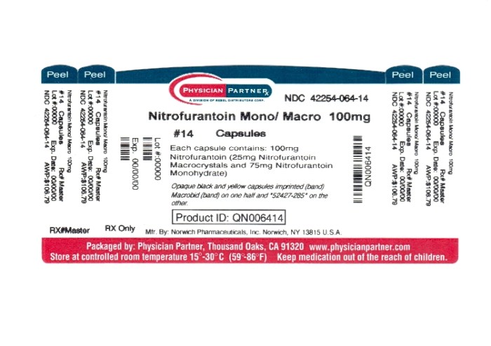 Nitrofurantoin mono