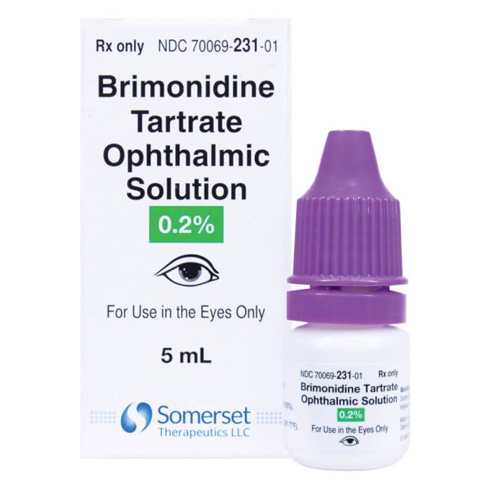 Brimonidine tartrate