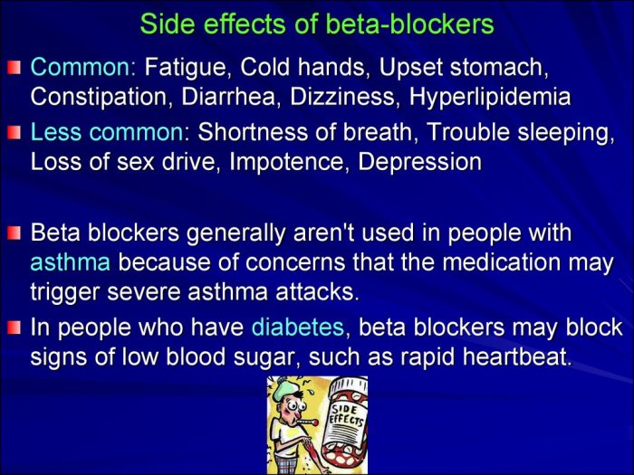 Blockers adverse